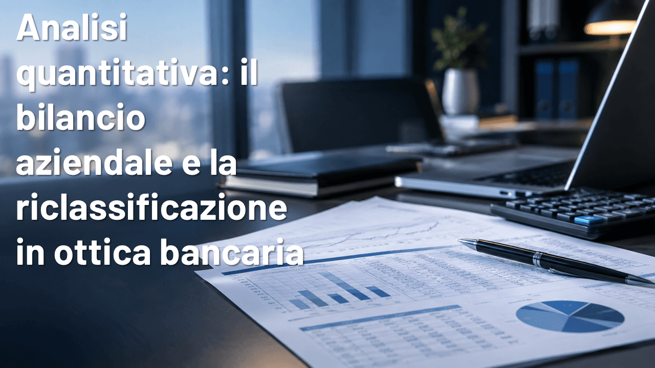 Analisi quantitativa: il bilancio aziendale e la riclassificazione in ottica bancaria